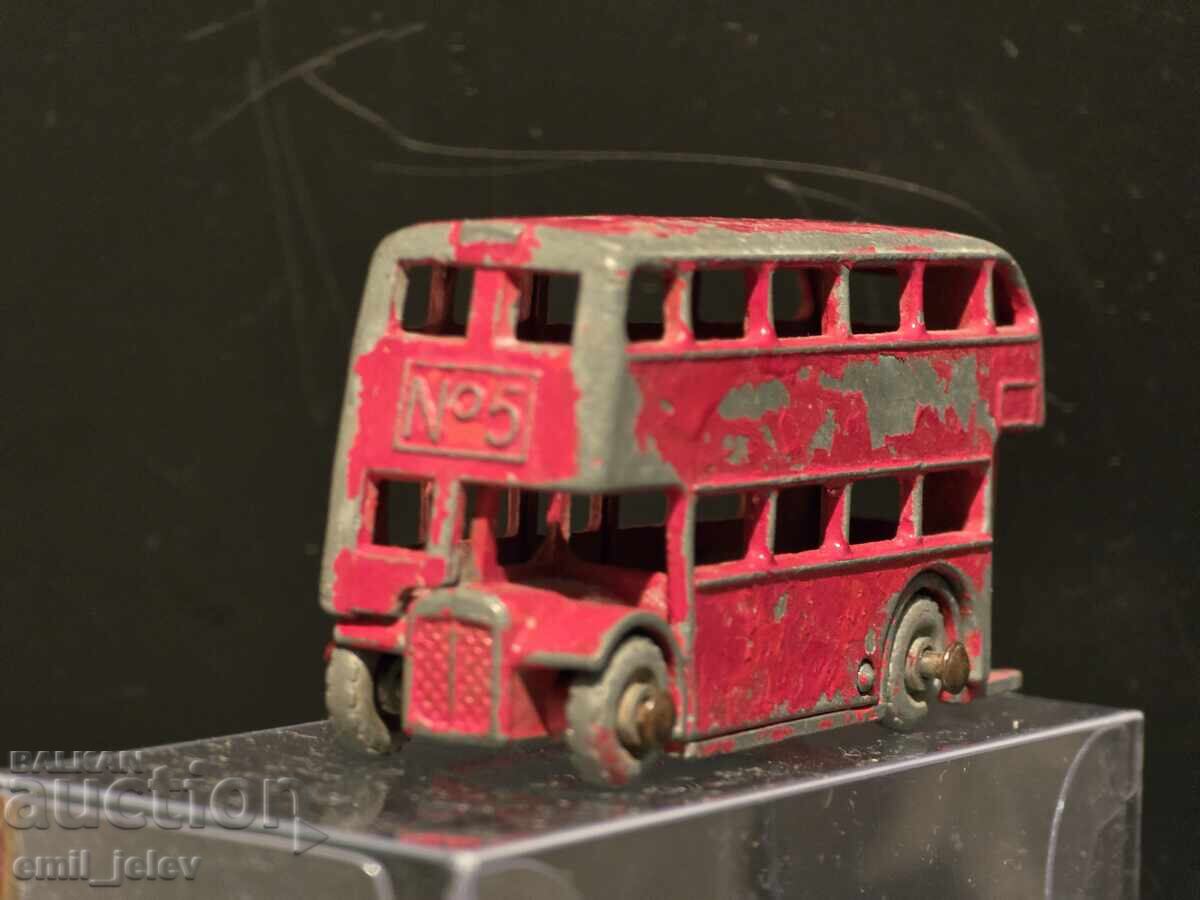 Licitație Matchbox Lesney No 5B Autobuz etajat 1957-1959 god Licitație Matchbox Lesney No 5B Autobuz etajat 1957-1959 god
