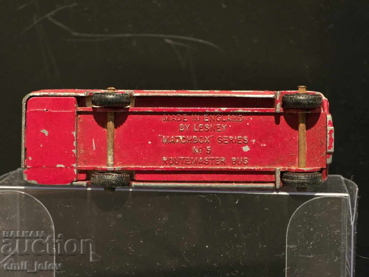 Matchbox Lesney No 5C Routemaster Bus 1960-1965 god - 6