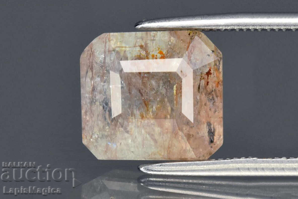 Orange Tourmaline 3.34ct Octagon Cut