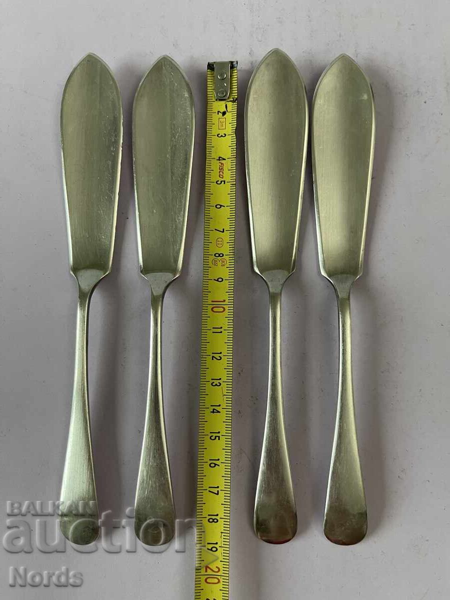 Ασημένια μαχαιροπήρουνα για βούτυρο - 5 Ασημένια μαχαιροπήρουνα για βούτυρο - 5