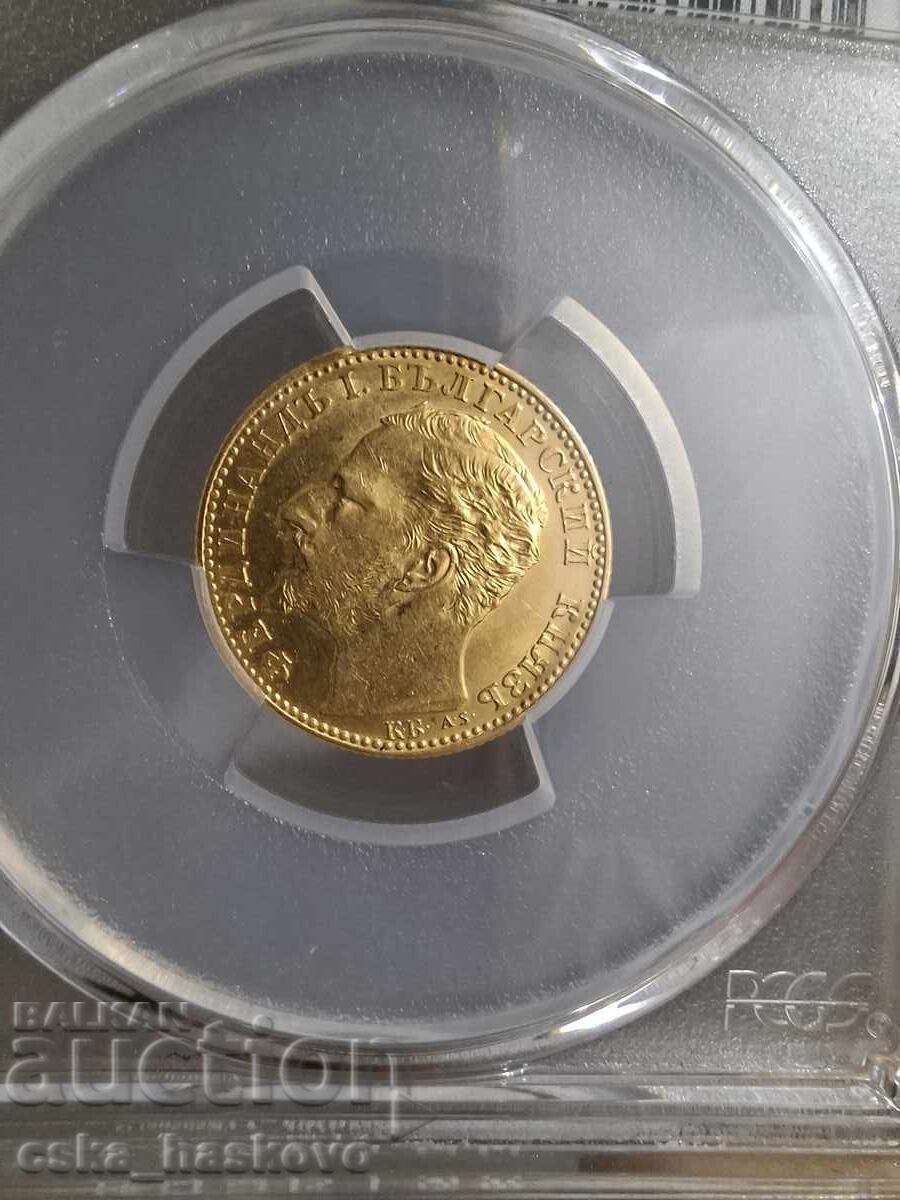 Livrarea BZȚ! CADOU DE CRĂCIUN! 10 leva 1894 MS62 PCGS Livrarea BZȚ! CADOU DE CRĂCIUN! 10 leva 1894 MS62 PCGS