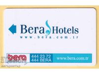 Card de cheie hotelieră Bera