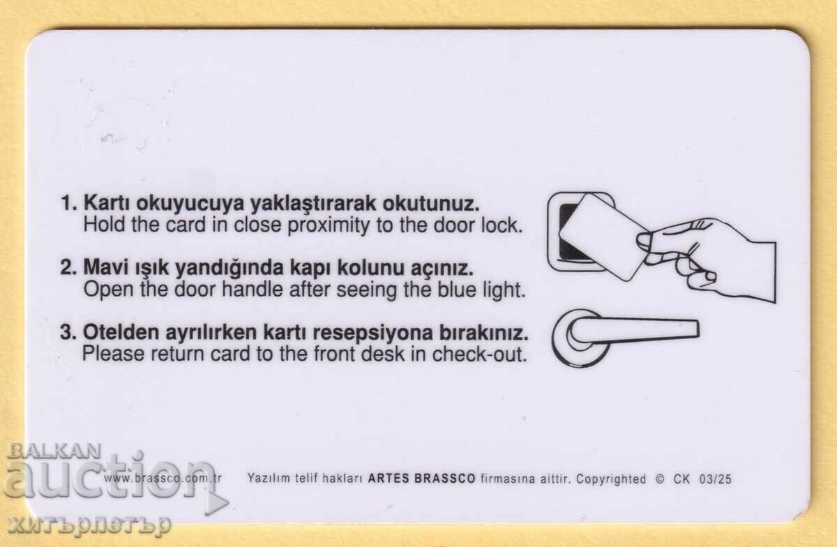 Κάρτα-κλειδί ξενοδοχείου Day 1 με τιμή 3.00 BGN | € 1.53