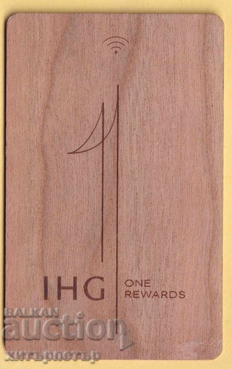Card de cheie hotelieră IHG cu preț 3.33 BGN | € 1.70