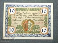 Germany, Germany, 10 Mark Nesselwang, 1918, UNC