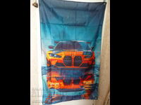 Steag BMW M portocaliu cool bavarez sport rapid șmecher
