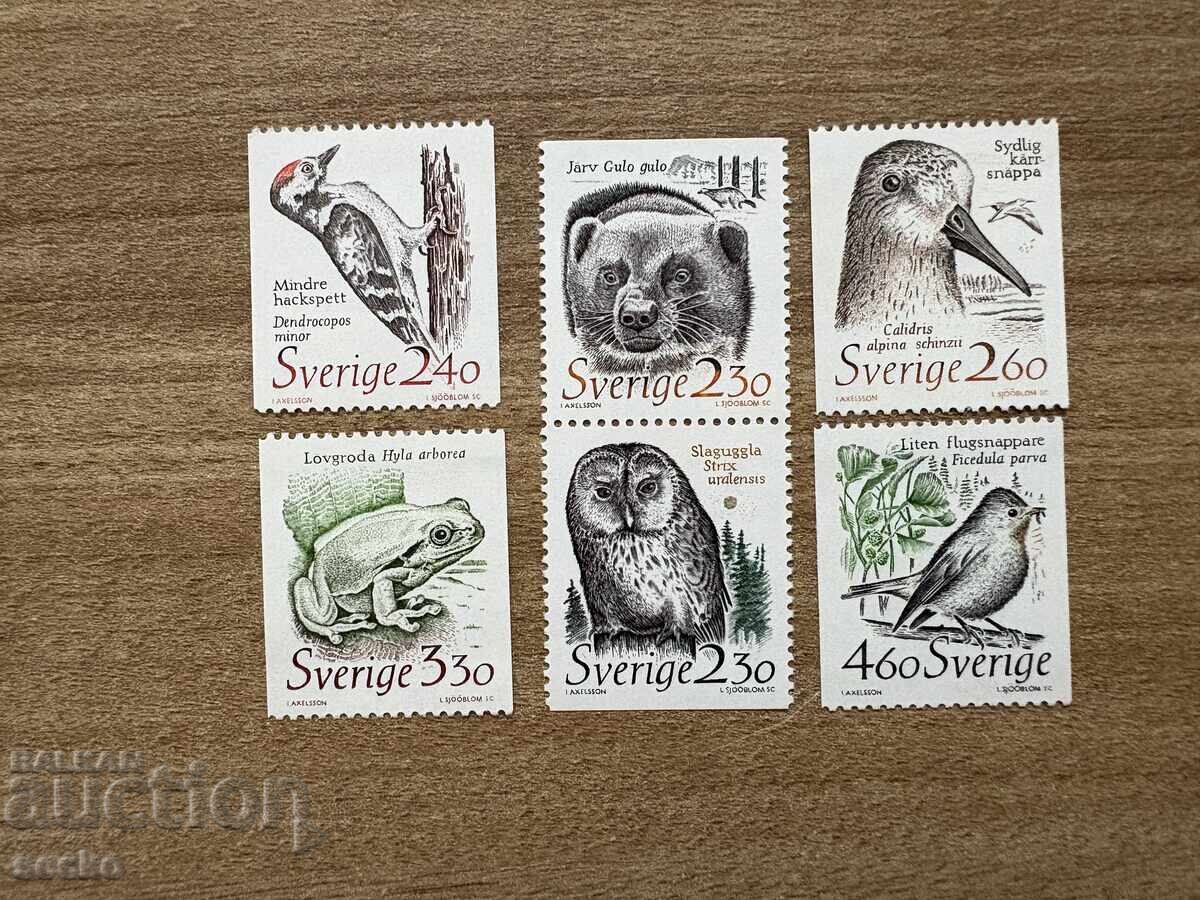 Σουηδία - Ζώα σε απειλούμενα ενδιαιτήματα (1989) MNH Σουηδία - Ζώα σε απειλούμενα ενδιαιτήματα (1989) MNH