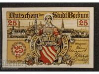 Germania, Germania, 25 Pfennig Beckum, 1920, UNC