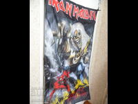 Steag Iron Maiden trupa heavy metal emblemă monstru Eddie rock