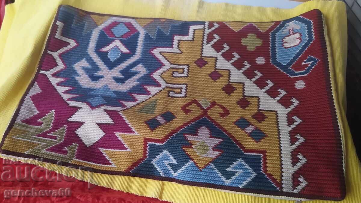 Authentic pillowcase - embroidery with woolen threads with price € 21.00 | 41.07 BGN Authentic pillowcase - embroidery with woolen threads with price € 21.00 | 41.07 BGN