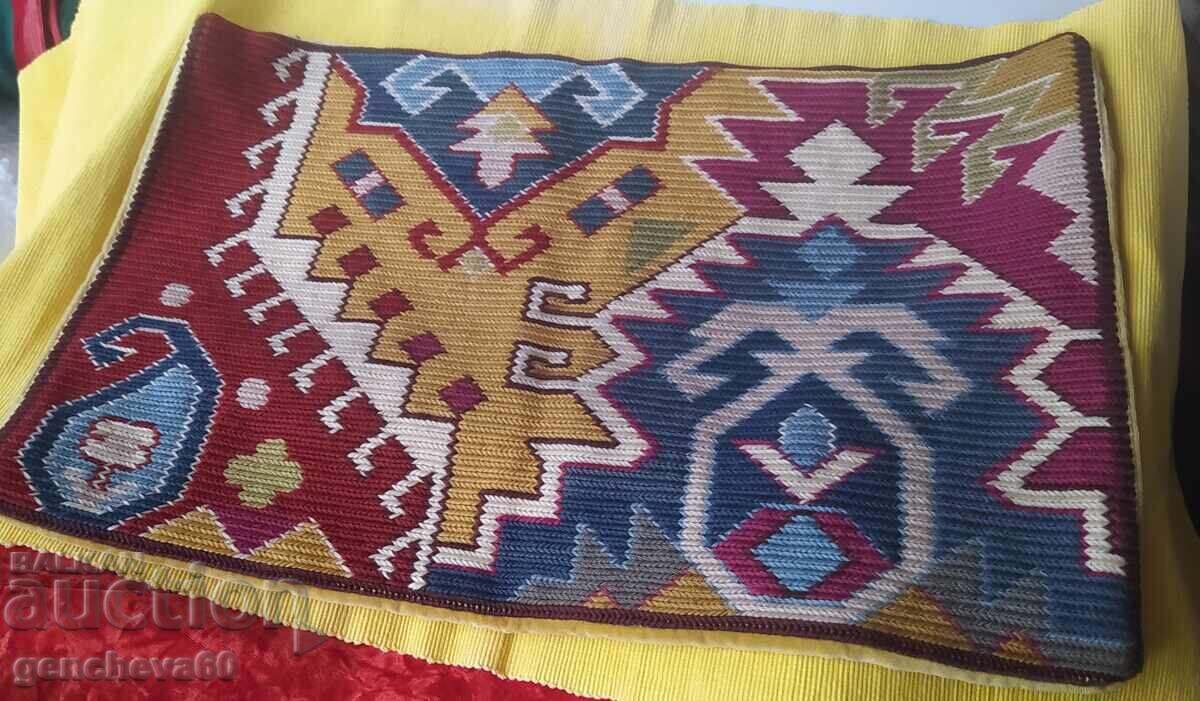 Authentic pillowcase - embroidery with woolen threads - 7 Authentic pillowcase - embroidery with woolen threads - 7