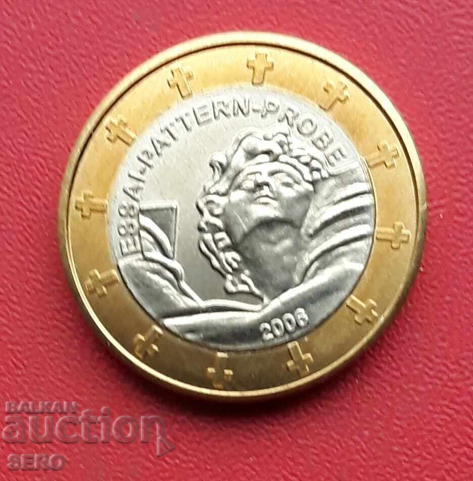 Ватикана-1 евро 2006-пробна с цена 2.00 лв. | € 1.02 Ватикана-1 евро 2006-пробна с цена 2.00 лв. | € 1.02