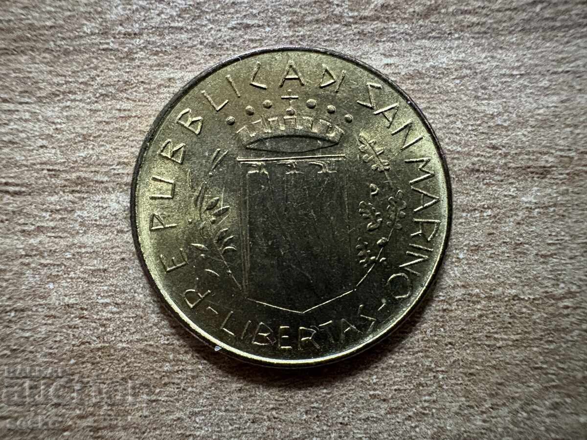 San Marino - 200 lire (1981) - Mir cu preț 2.40 BGN | € 1.23 San Marino - 200 lire (1981) - Mir cu preț 2.40 BGN | € 1.23