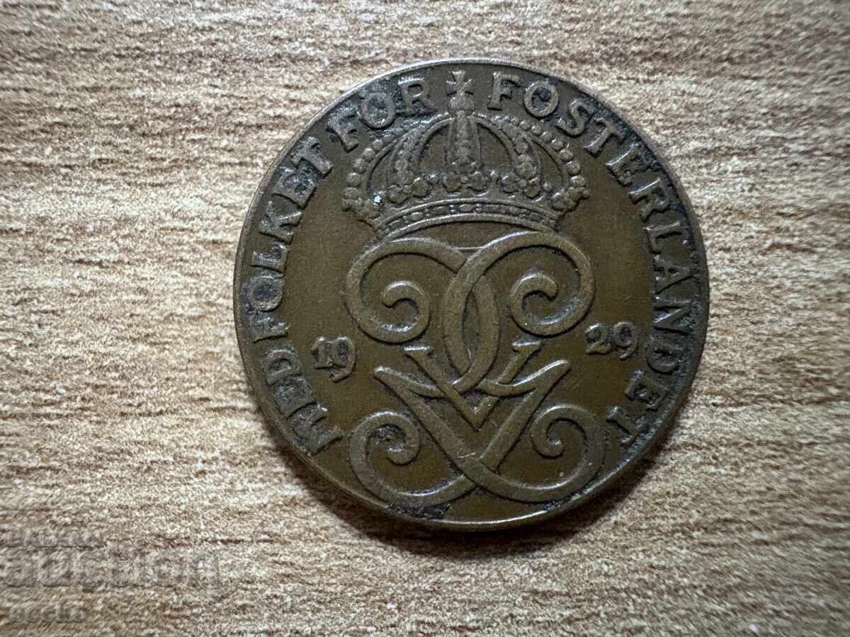 Швеция - 2 йоре (1929) с цена 1.00 лв. | € 0.51 Швеция - 2 йоре (1929) с цена 1.00 лв. | € 0.51