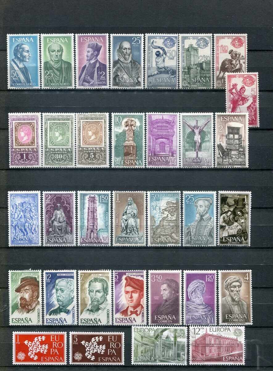 Δημοπρασία Ισπανία MnH - συλλογή 90+ καθαρών γραμματοσήμων και 3 μπλοκ