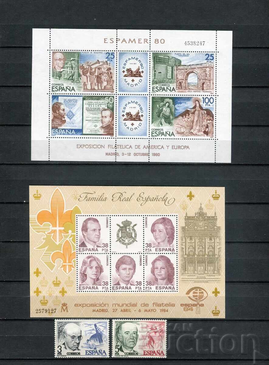 Ισπανία MnH - συλλογή 90+ καθαρών γραμματοσήμων και 3 μπλοκ - 5