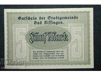 Germany, Germany, 5 Mark Bad Kissingen, 1918, UNC
