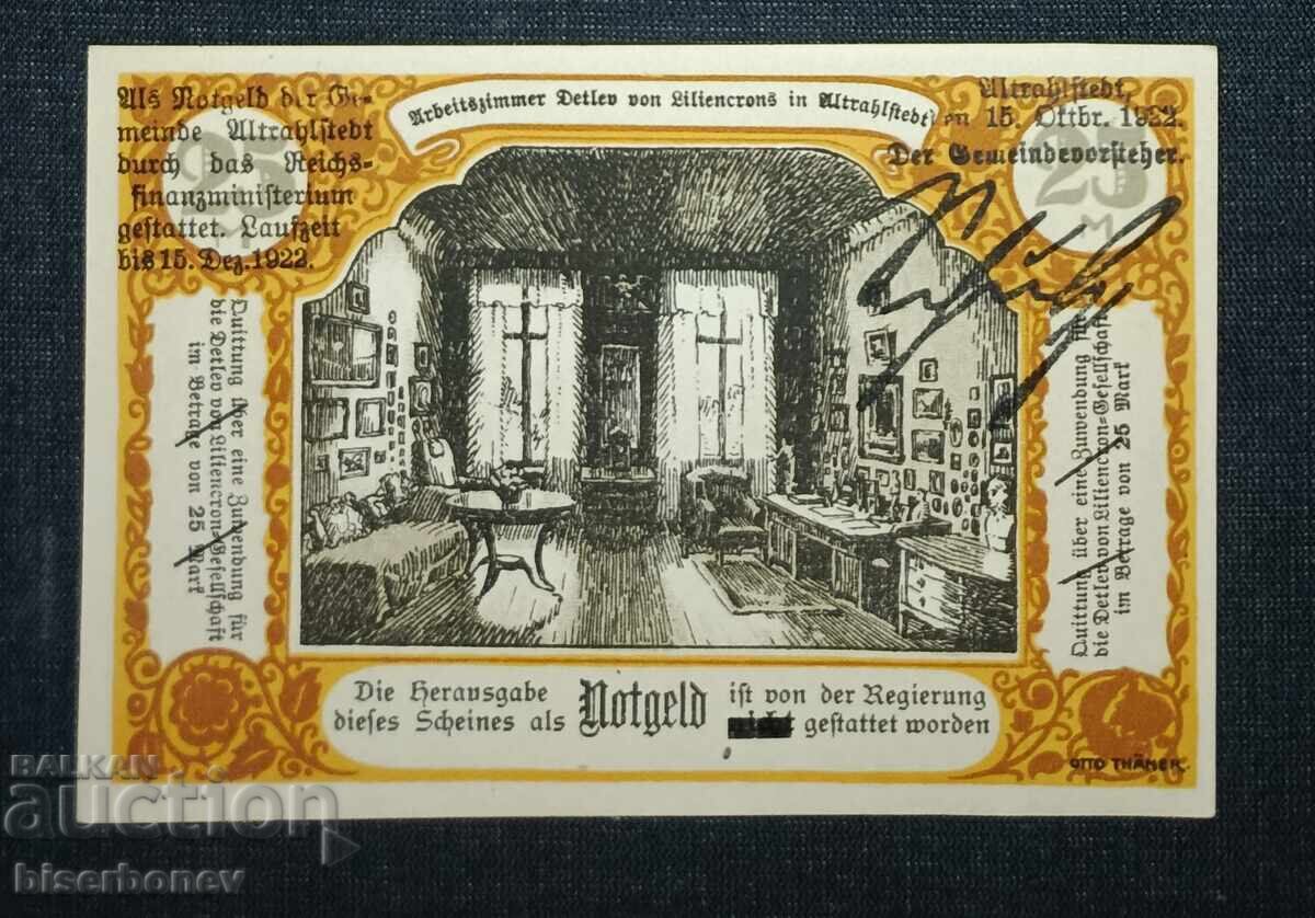 Γερμανία, Γερμανία, 25 μάρκα Altstadt, 1918, UNC