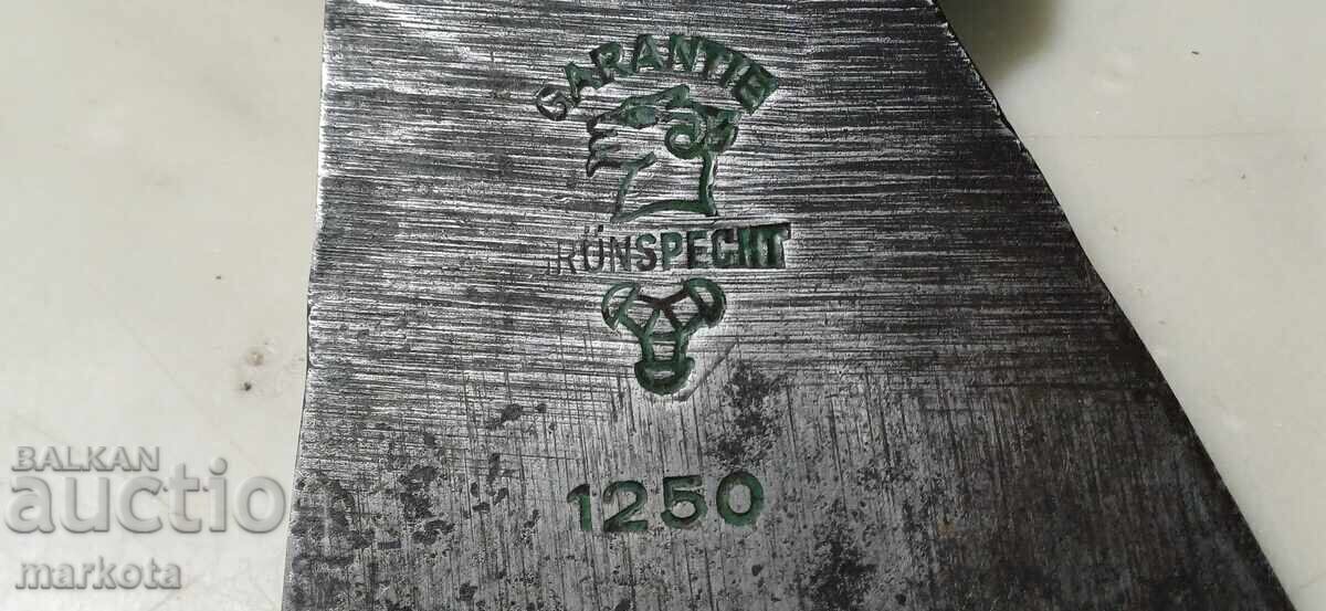 Δημοπρασία Σπάνιο γερμανικό τσεκούρι - "wörder & pandel" - 1250 γρ. - Εγγύηση