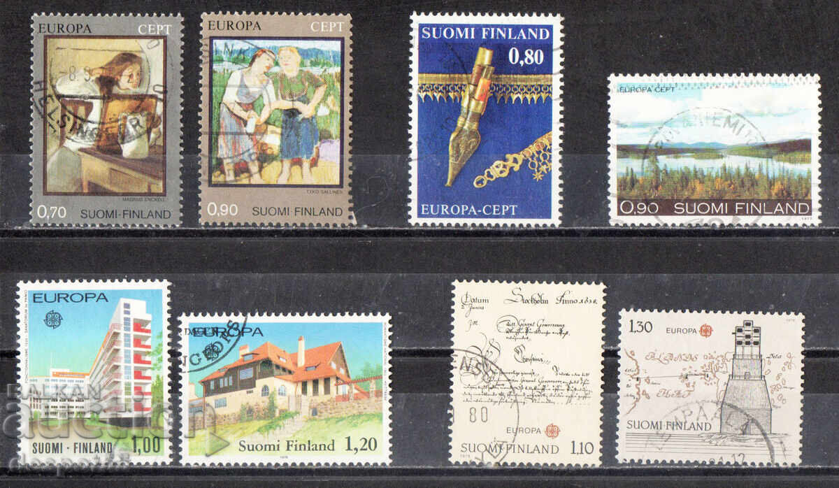 1975-79. Φινλανδία. Θέμα "Ευρώπη" - σφραγισμένη παρτίδα
