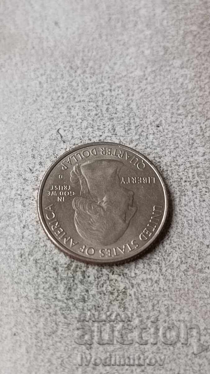 USA 25 cents 2015 D The Blue Ridge Road with price 1.85 BGN | € 0.95