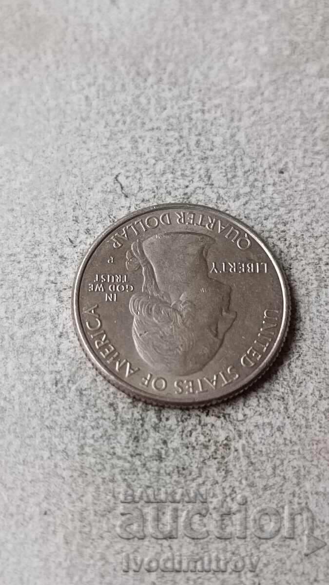 ΗΠΑ 25 λεπτά 2019 P American Memorial Park με τιμή 1.85 BGN | € 0.95