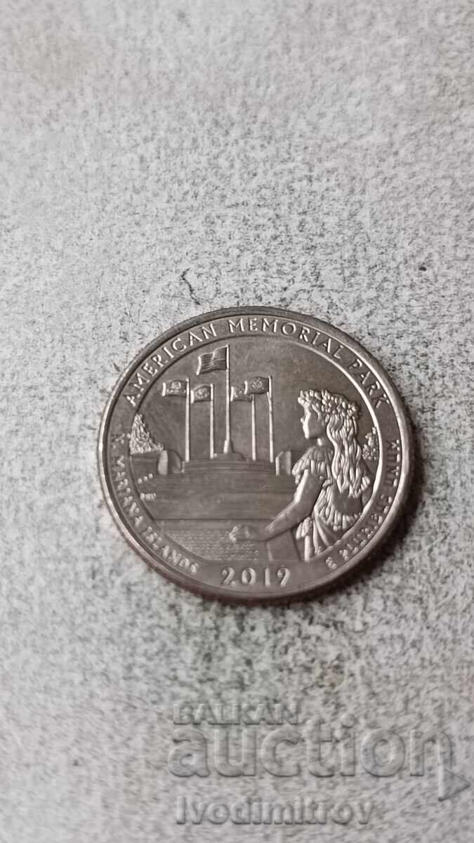 ΗΠΑ 25 λεπτά 2019 P American Memorial Park