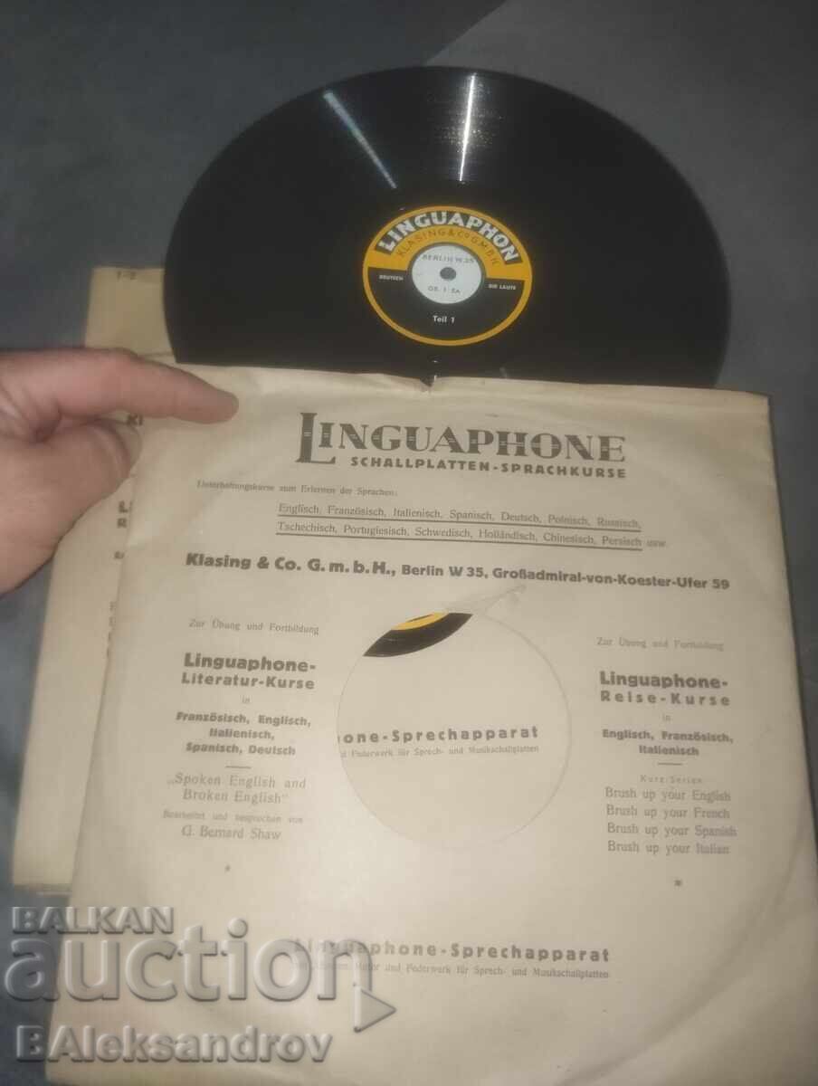 Delivery of Set of shellac records with original case