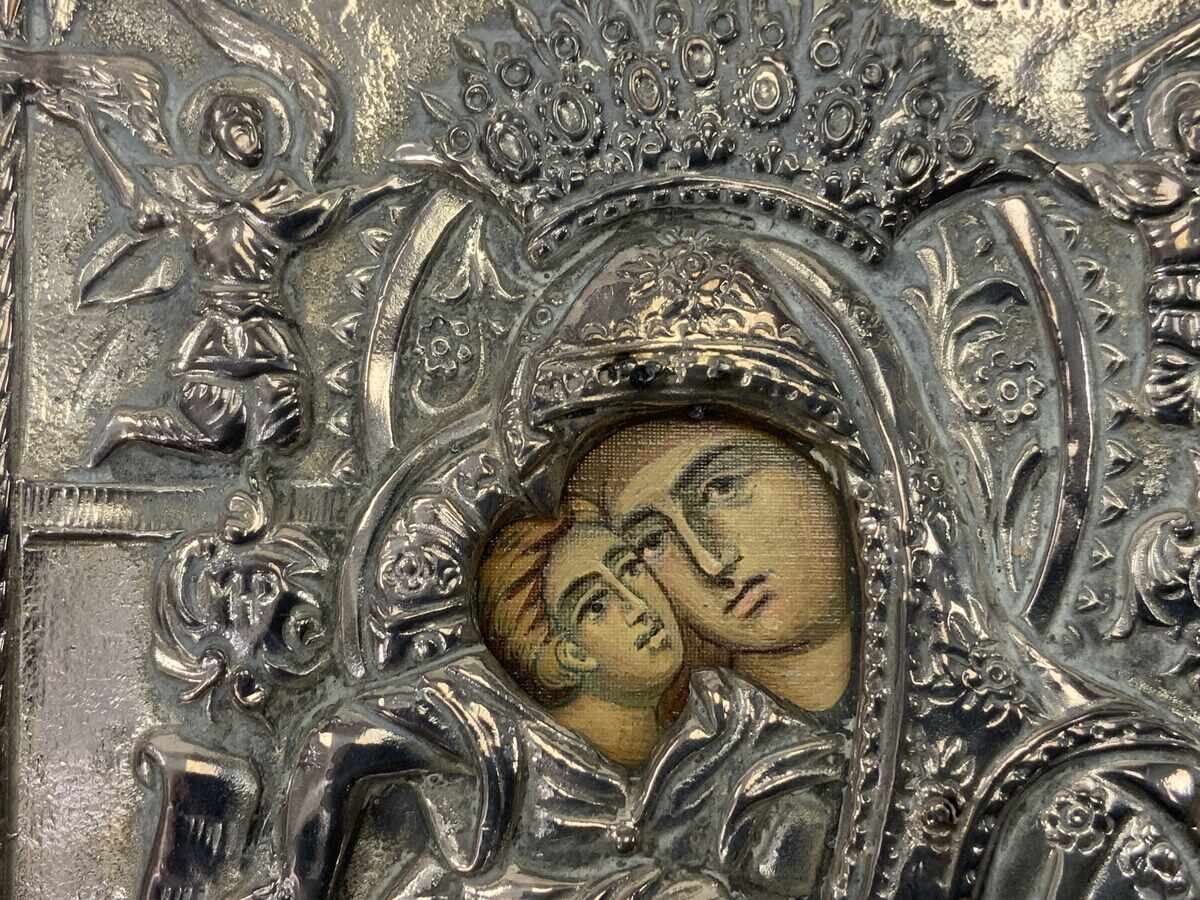 Auction Greek Silver Icon 950 Auction Greek Silver Icon 950