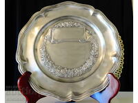 Farfurie de staniu pentru nuntă de staniu, zi de naștere, pentru gravare