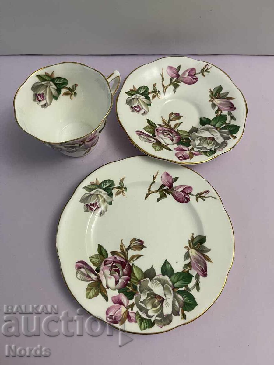 Δημοπρασία Vintage αγγλικό σετ τριών τεμαχίων για τσάι