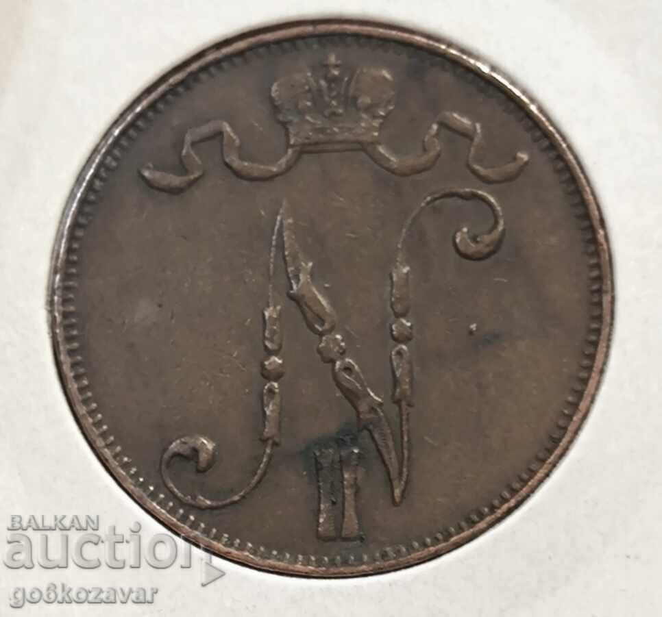 Rusia (pentru Finlanda) 1907 - 5 penni Rară ! rar ! cu preț 26.00 BGN | € 13.29