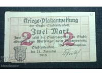 Germany, Germany, Stadtholderate 2 Mark, 1918, VF