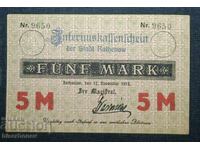 Germany, Germany, Reichenau 5 Mark, 1918, UNC