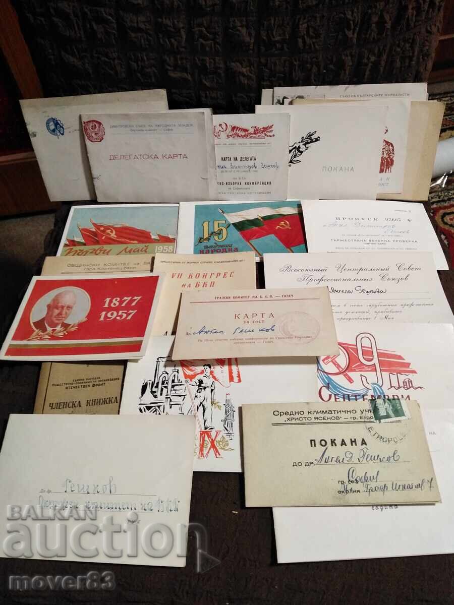 Social invitations, delegate cards, etc. Angel Geshkov Social invitations, delegate cards, etc. Angel Geshkov