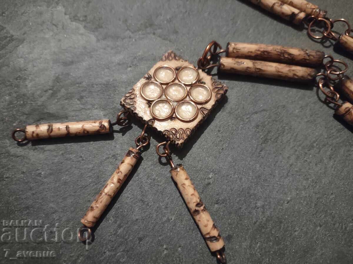 Κολιέ, περιδέραιο, κόσμημα, ΣΒΧ, χειροποίητο, 8.11.2025 με τιμή 49.00 BGN | € 25.05