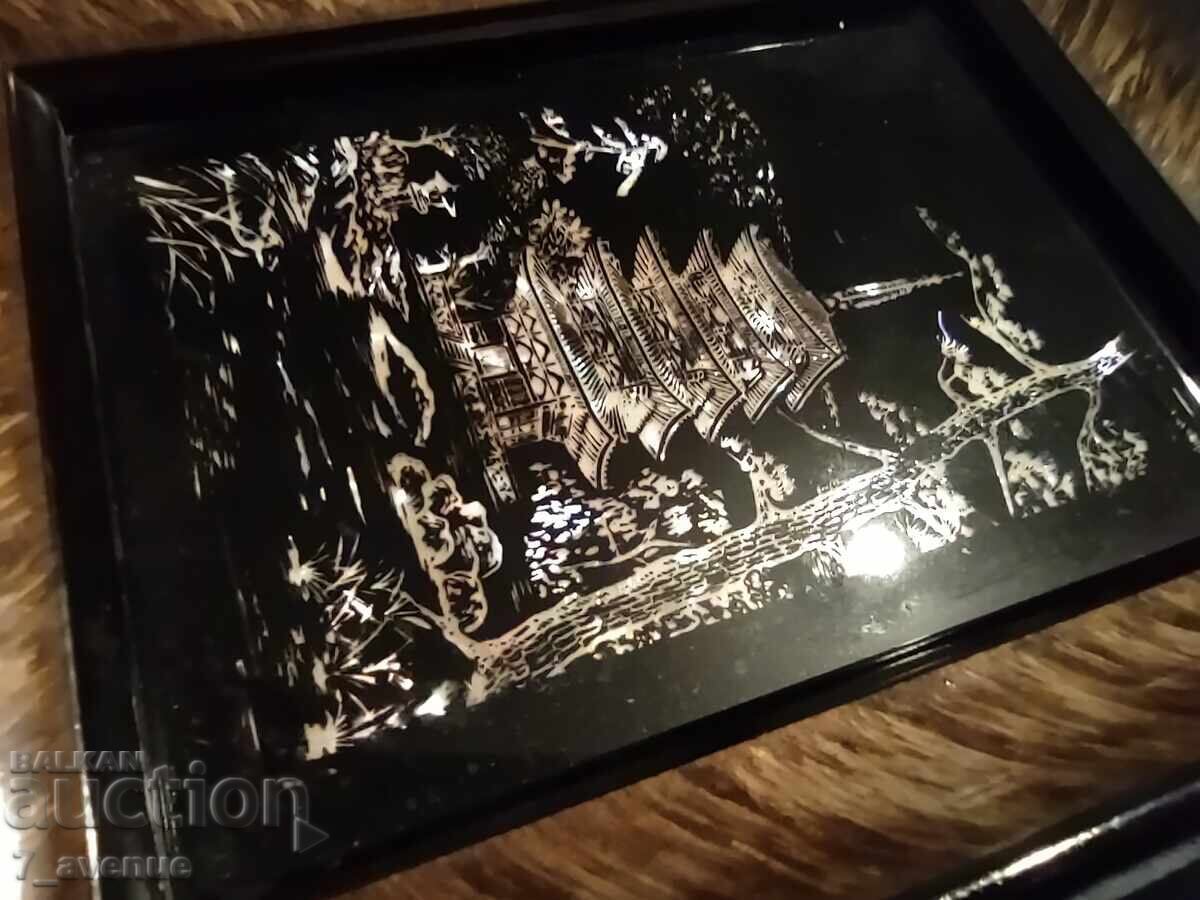 Picture paintings two pieces decor mother-of-pearl, 8.11.25 - 5 Picture paintings two pieces decor mother-of-pearl, 8.11.25 - 5