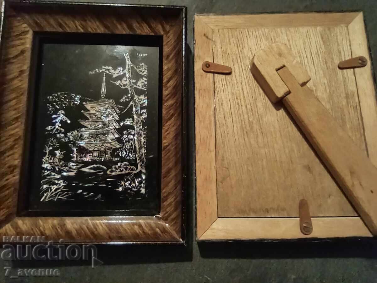 Picture paintings two pieces decor mother-of-pearl, 8.11.25 - 7 Picture paintings two pieces decor mother-of-pearl, 8.11.25 - 7