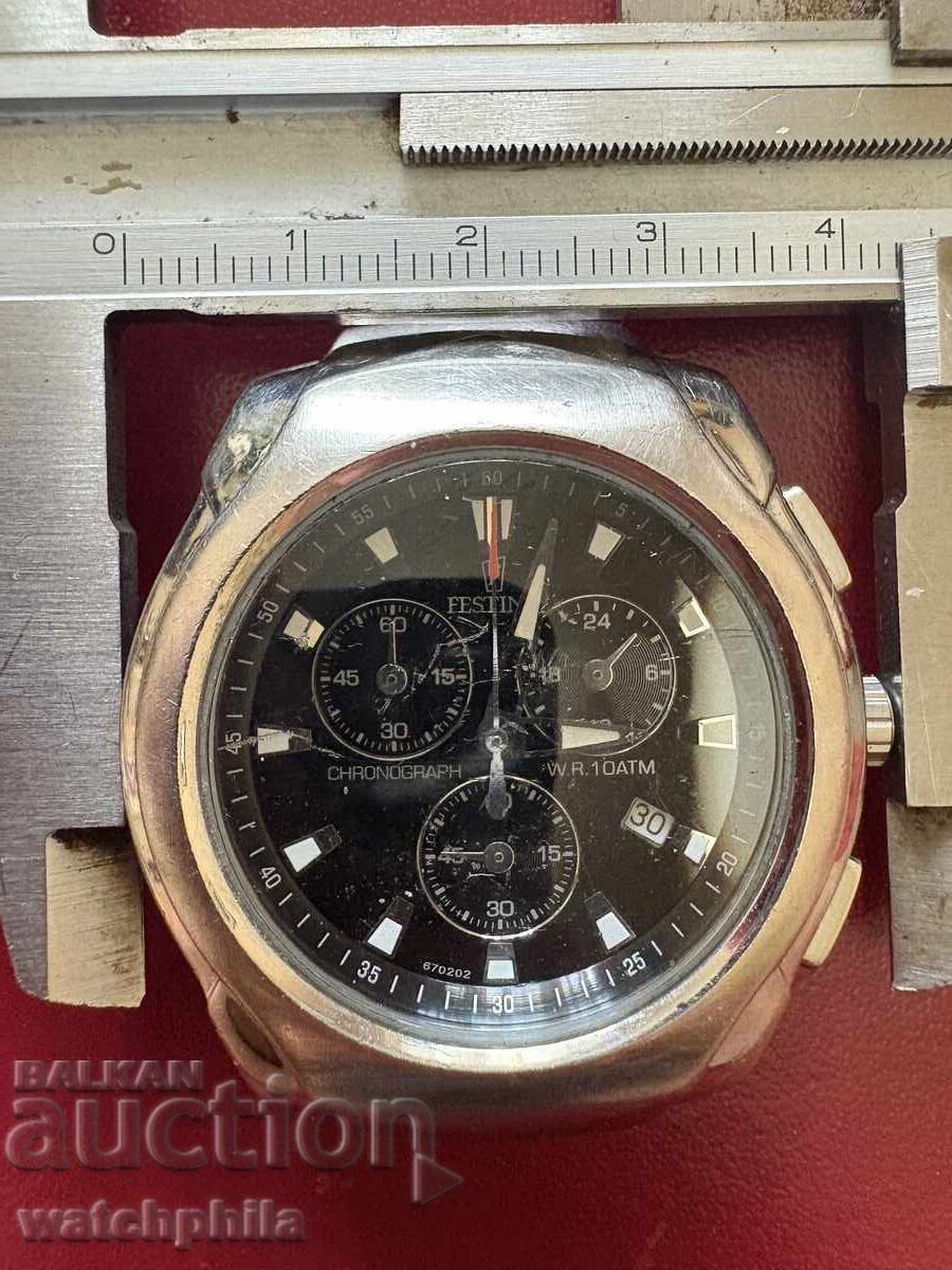 Χρονογράφος Featina ανδρικό ρολόι. Λειτουργεί. Σπάνιο - 5