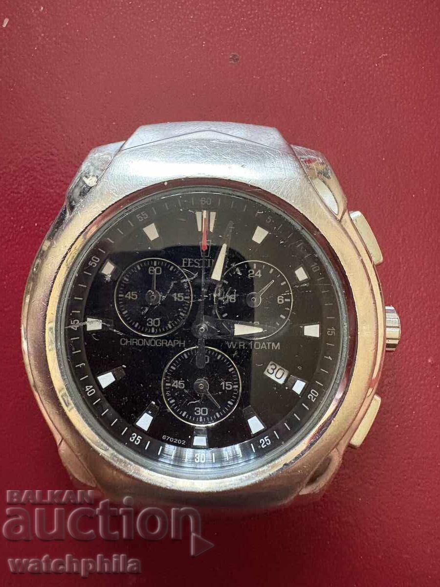 Χρονογράφος Featina ανδρικό ρολόι. Λειτουργεί. Σπάνιο