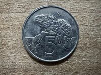 Нова Зеландия - 5 цента (1988)