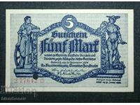 Γερμανία, Γερμανία, Chemnitz 5 μάρκα, 1918, UNC