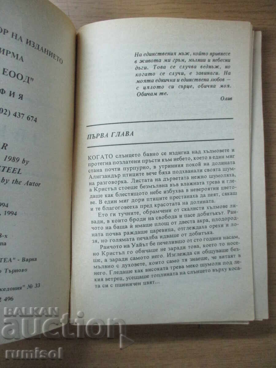 Δημοπρασία Αστέρι - Ντάνιελ Στιλ Δημοπρασία Αστέρι - Ντάνιελ Στιλ