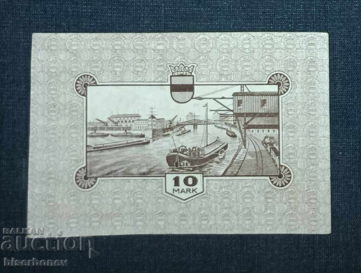 Germany, Германия, Крефелд 10 марки ,1918 г, аUNC с цена 10.00 лв. | € 5.11 Germany, Германия, Крефелд 10 марки ,1918 г, аUNC с цена 10.00 лв. | € 5.11