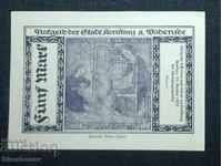 Germania, Germania, Konstanz 5 mărci, 1918, UNC