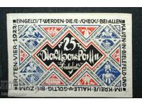 Γερμανία, Γερμανία, Μπίλεφελντ 25 μάρκα, 1922, aUNC