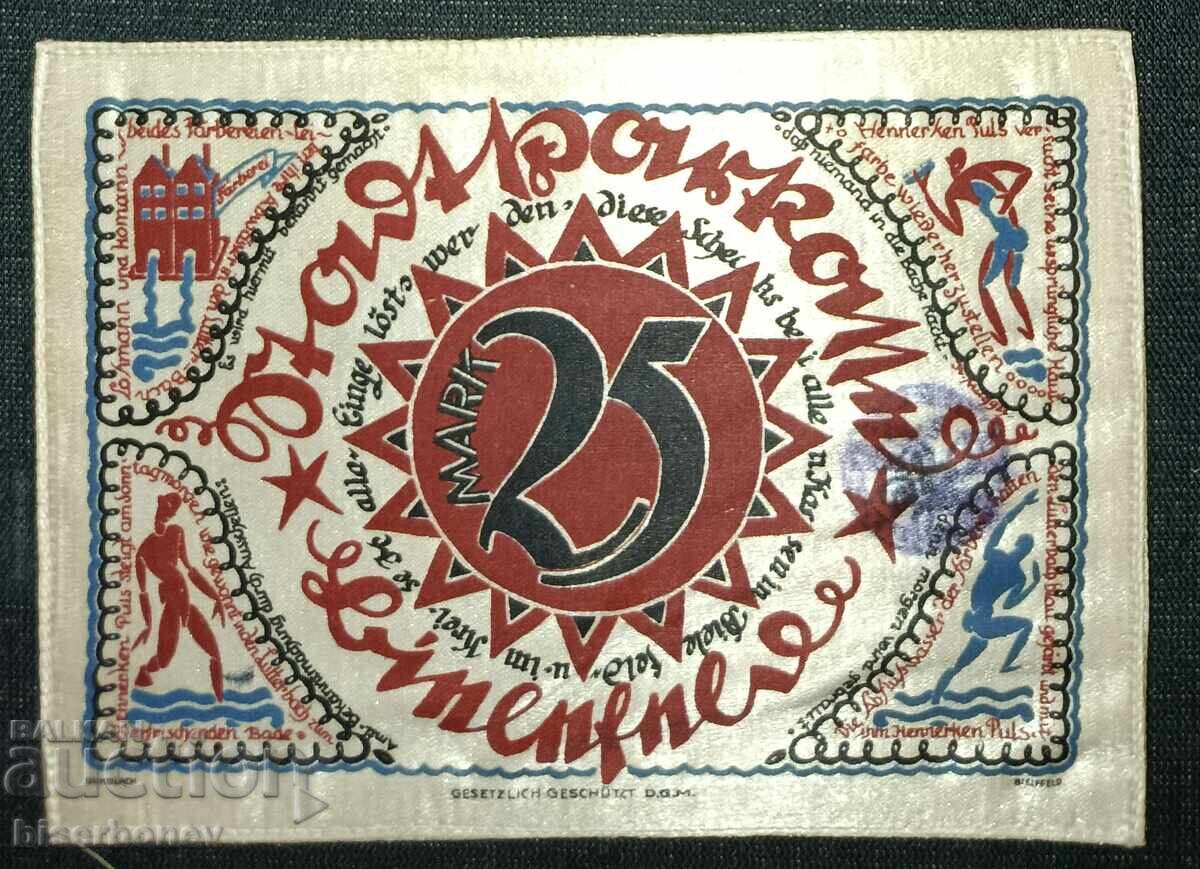 Γερμανία, Γερμανία, Μπίλεφελντ 25 μάρκα, 1921, aUNC με τιμή 58.00 BGN | € 29.65