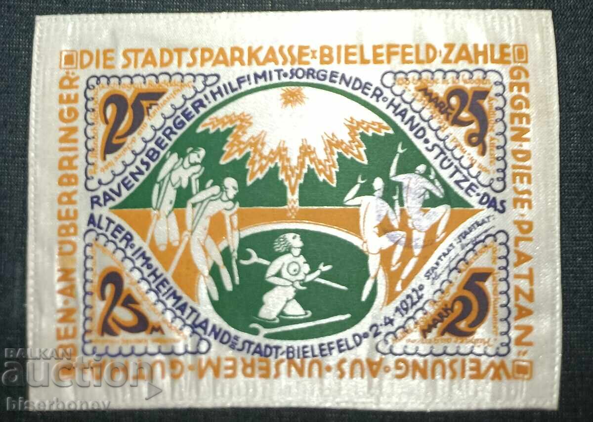 Germania, Bielefeld 25 mărci, 1921, aUNC