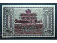 Germany, Braunschweig 100 Mark, 1918, aUNC++