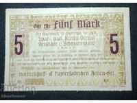 Γερμανία, Γερμανία, Neustadt Schwarzwald 5 Μάρκα, 1918, aUNC